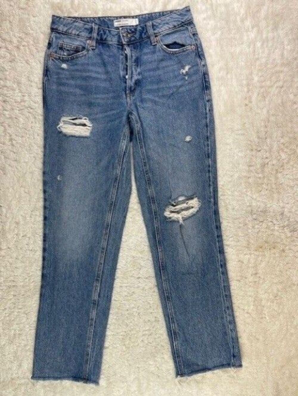 Garage Size 0 25 Women Ankle Jeans Button Fly Cotton Raw Hem Distress Light Wash